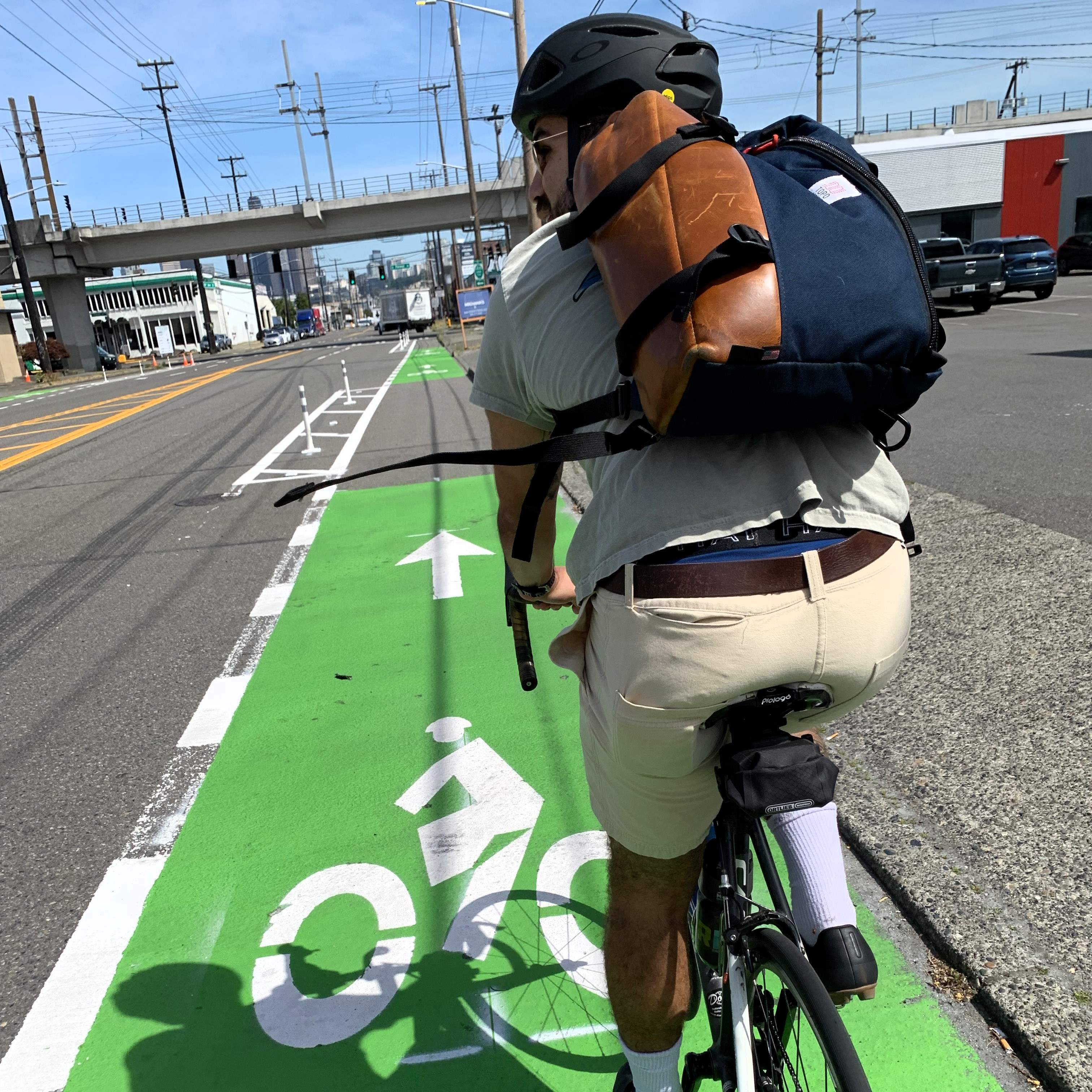 1st Ave South bike lanes on SODO to Georgetown route