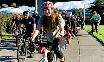 Our Bike Walk Roll Summit offered multiple rides