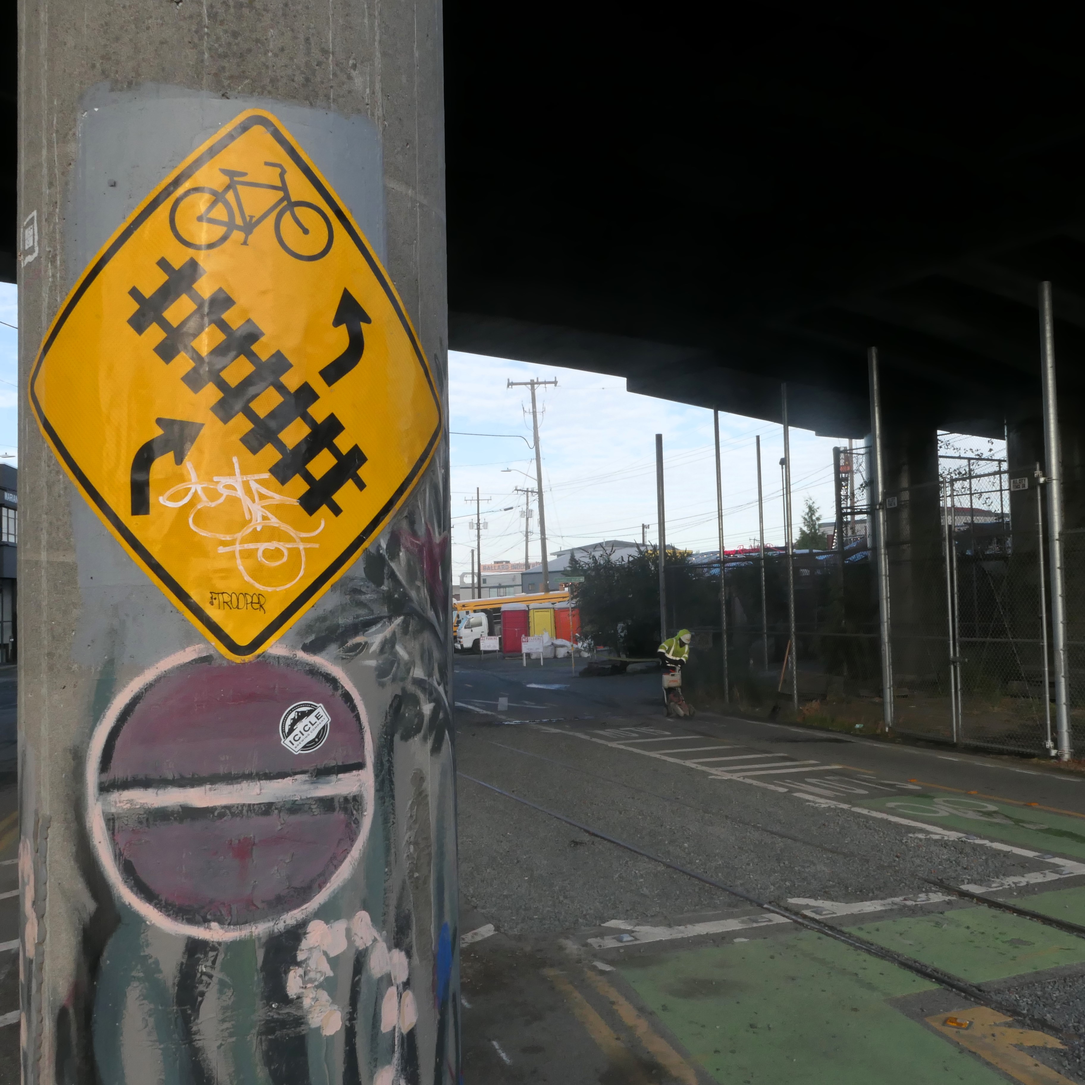 Paving over the Ballard tracks was a big improvement in safety