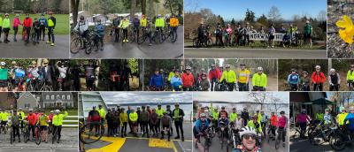 multiple group photos of the rides from early 2025.