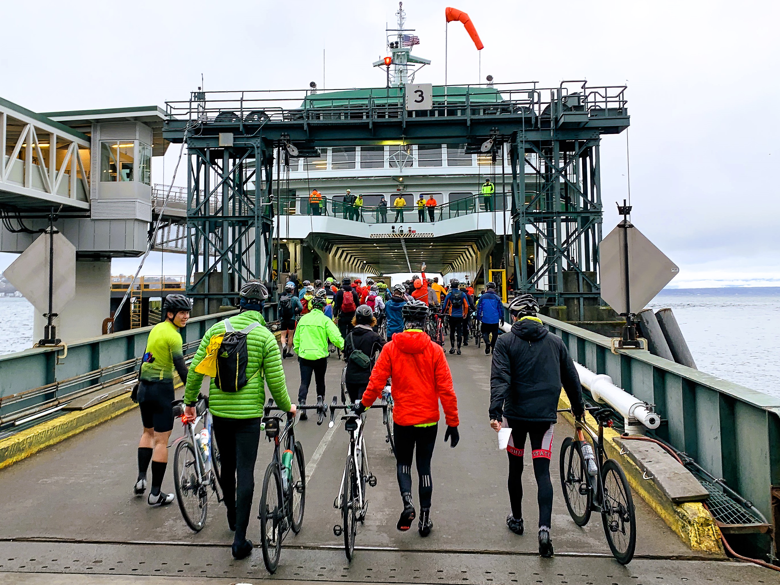 Chilly Hilly begins with a ferry ride
