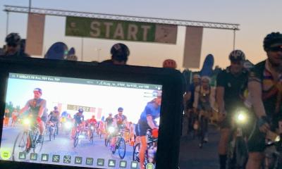 cameras capturing the start