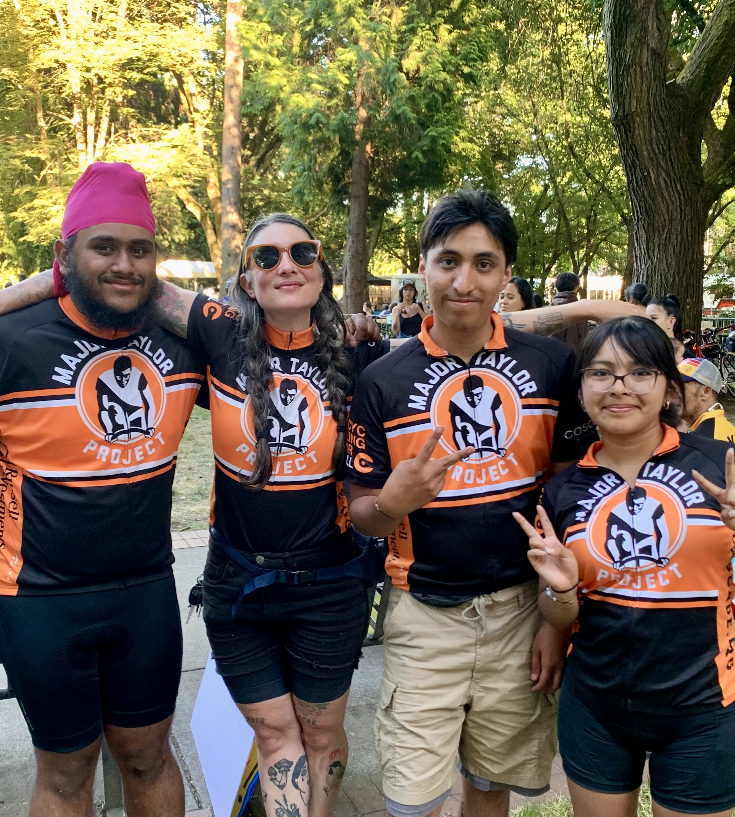 MTP youth at the finish of STP