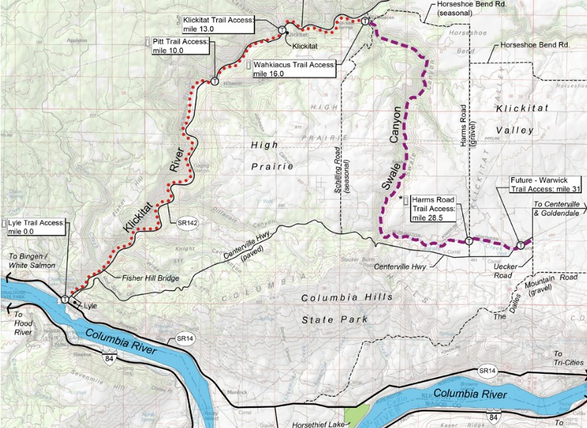 Klickitat State Park Trail