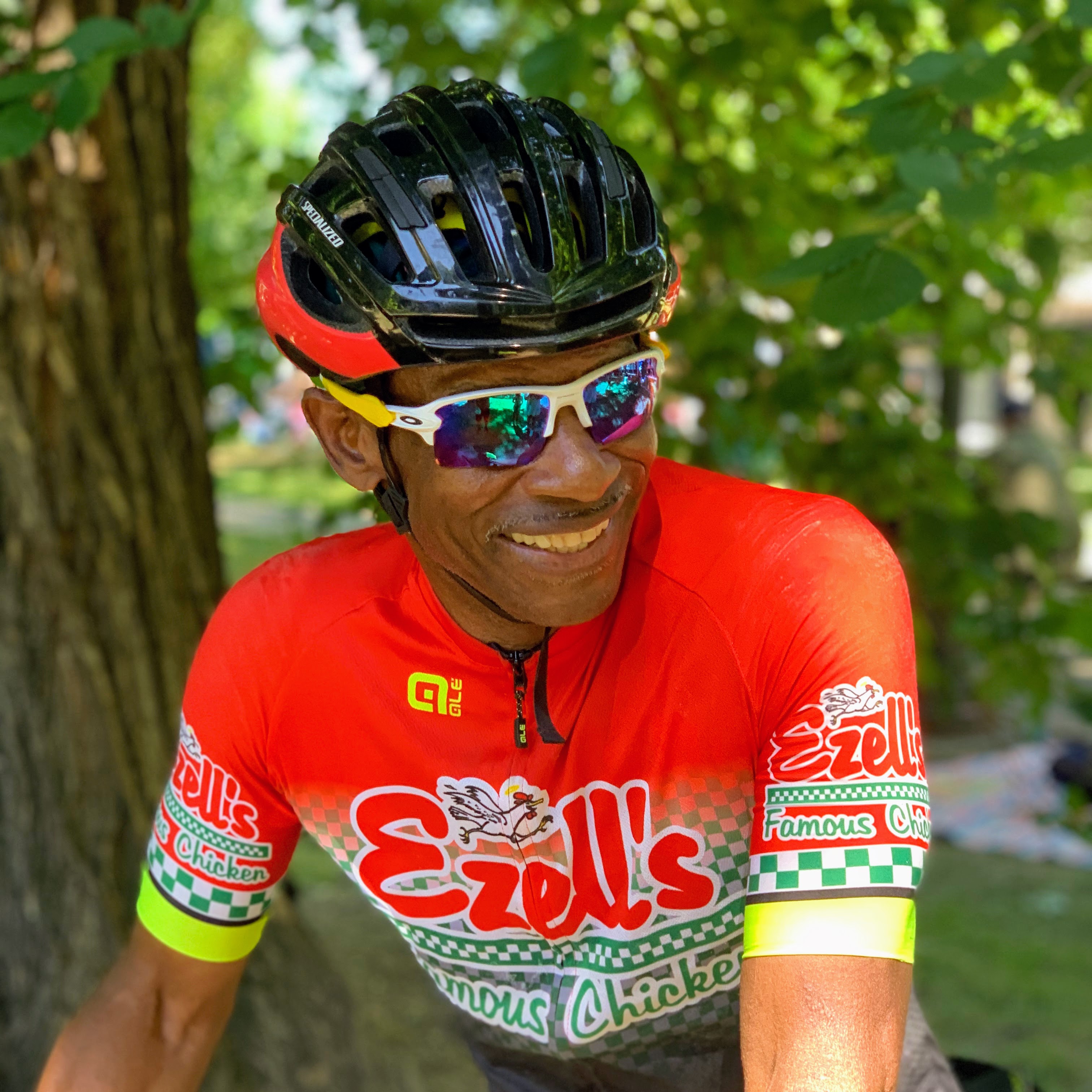 Lewis Rudd was all smiles at the finish of STP '23