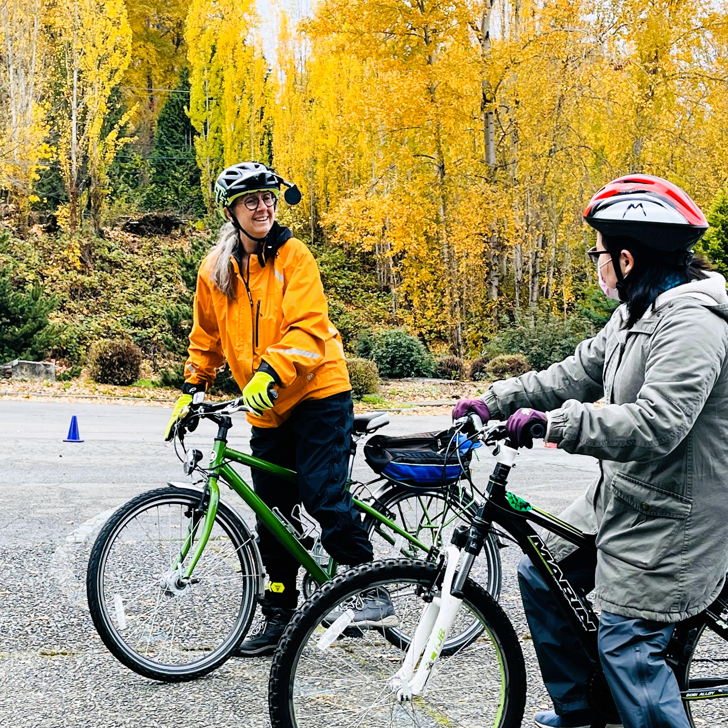 A Cascade instructor teaching an adult student.