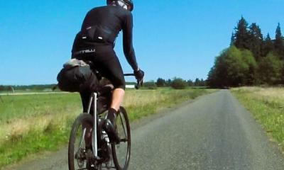 Nick on the Olympic Discovery Trail