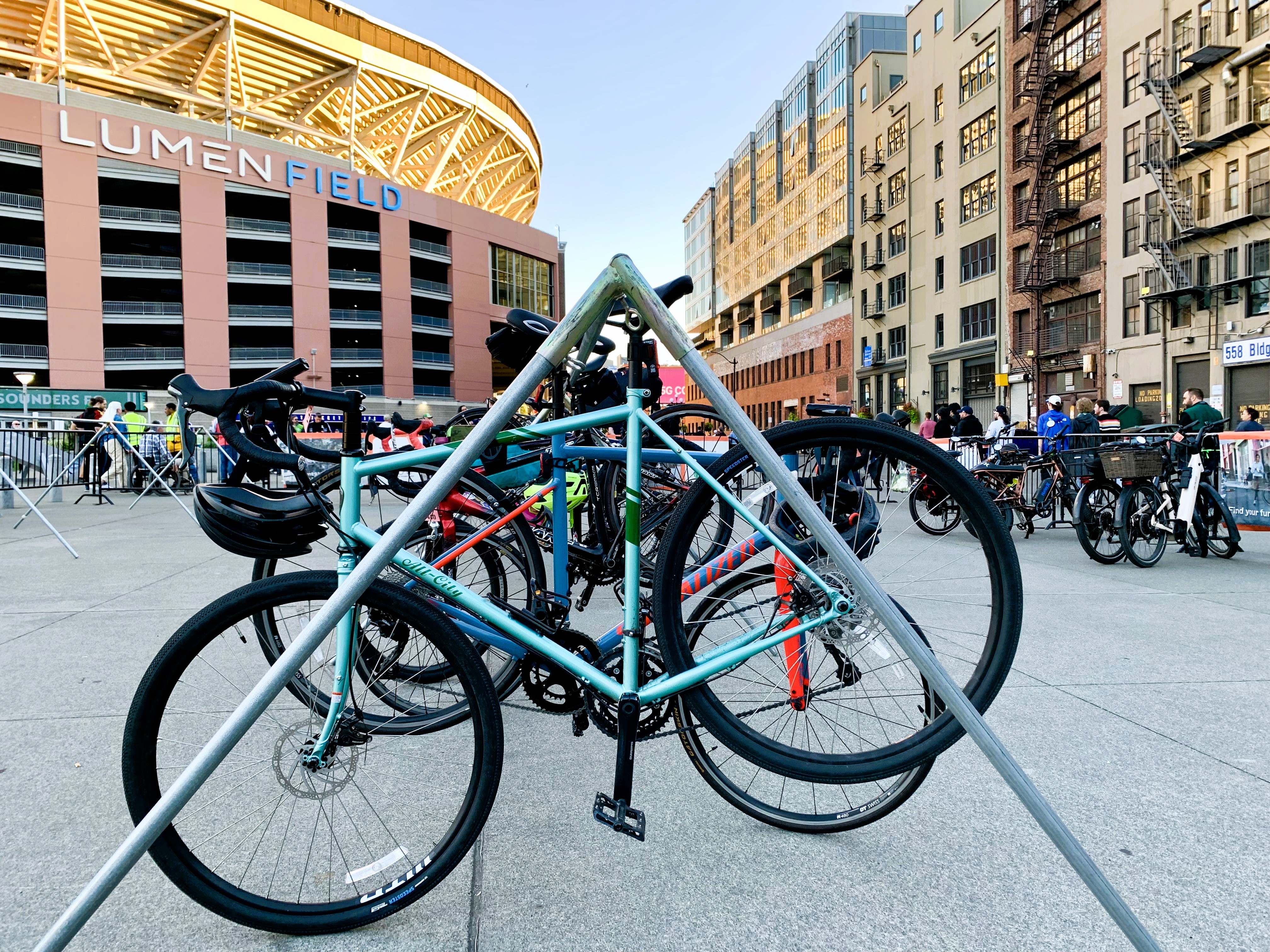 Sounders bike parking