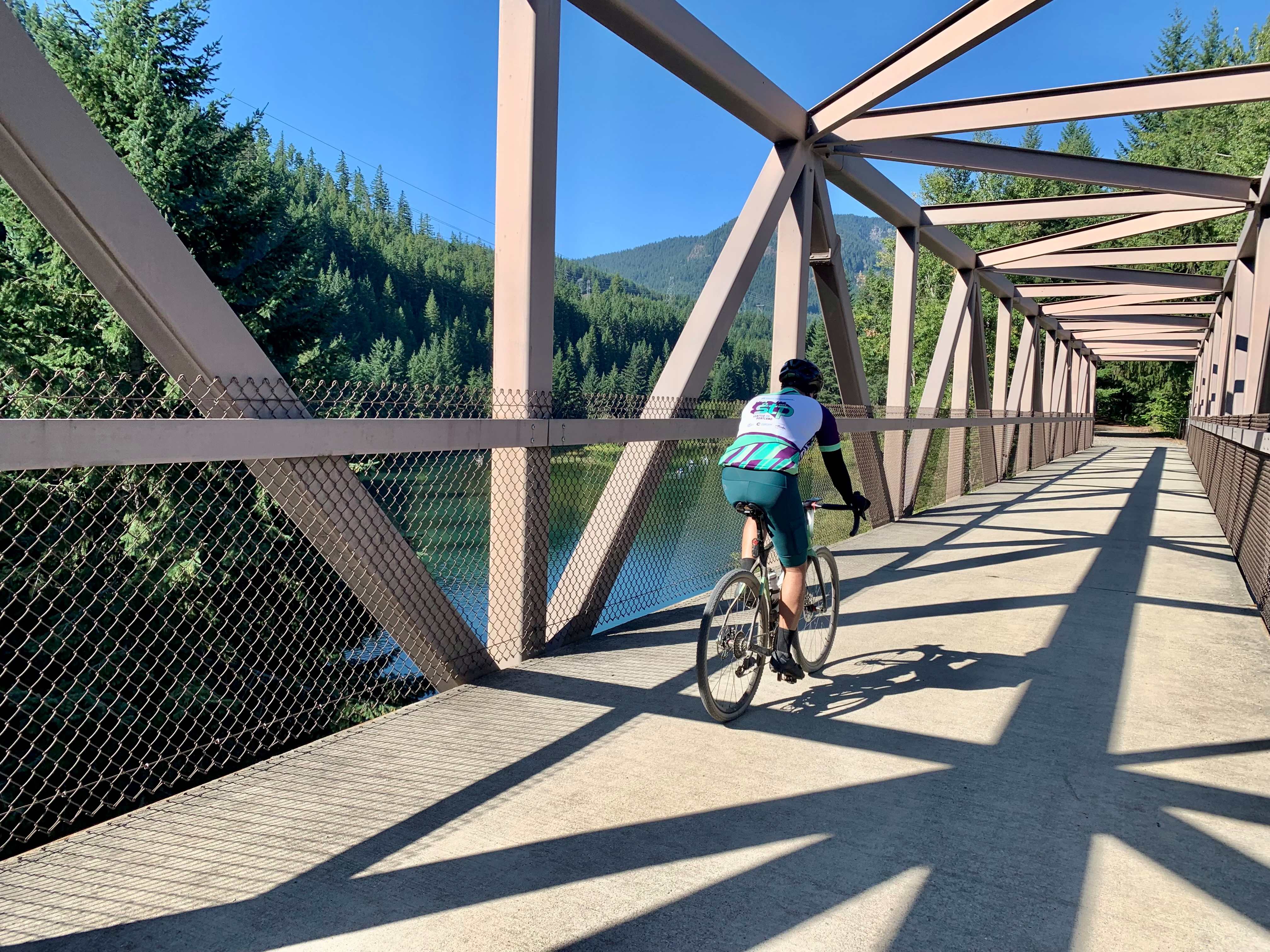 Shadows on the bridge