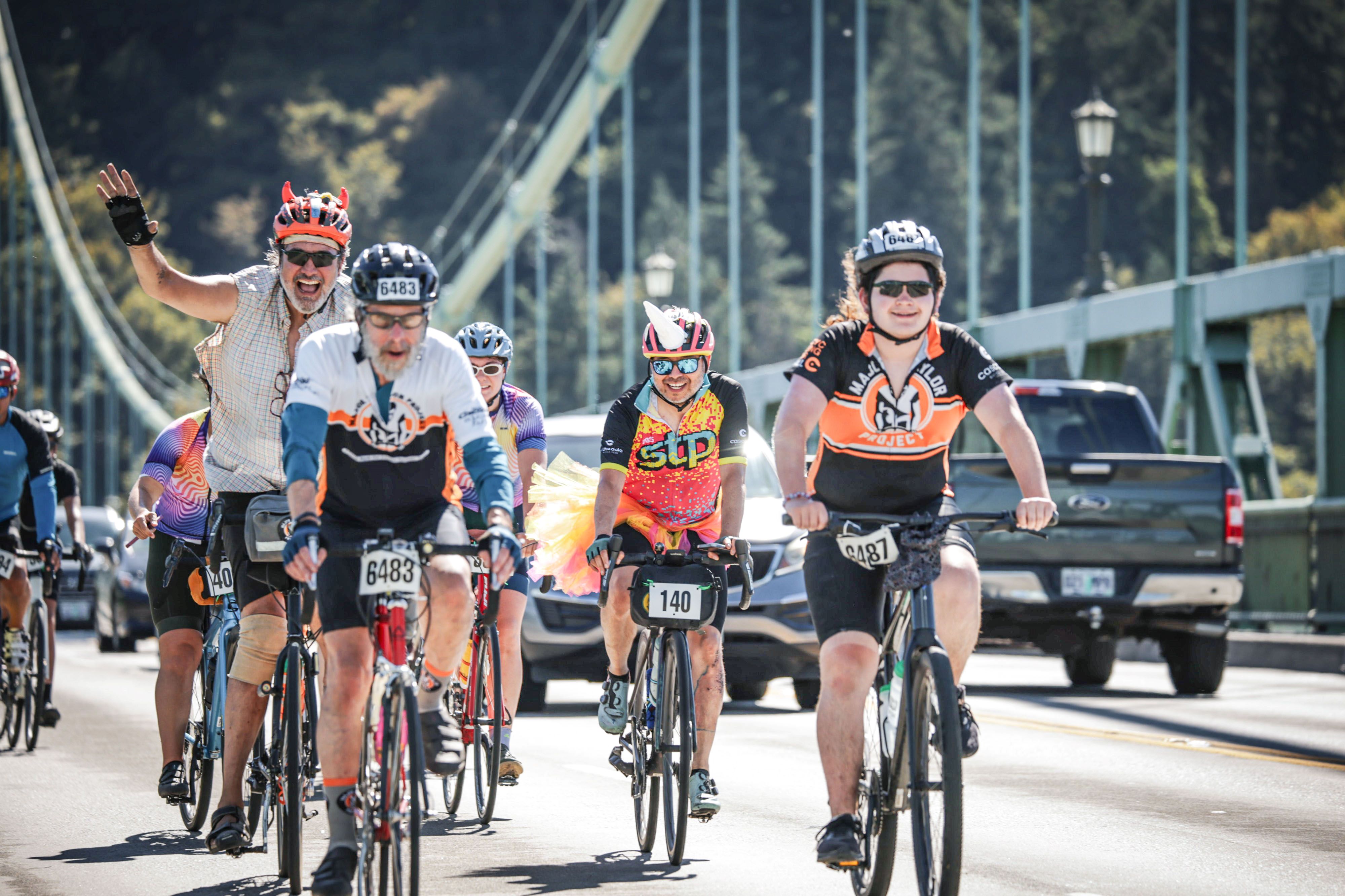 MTP youth riding STP