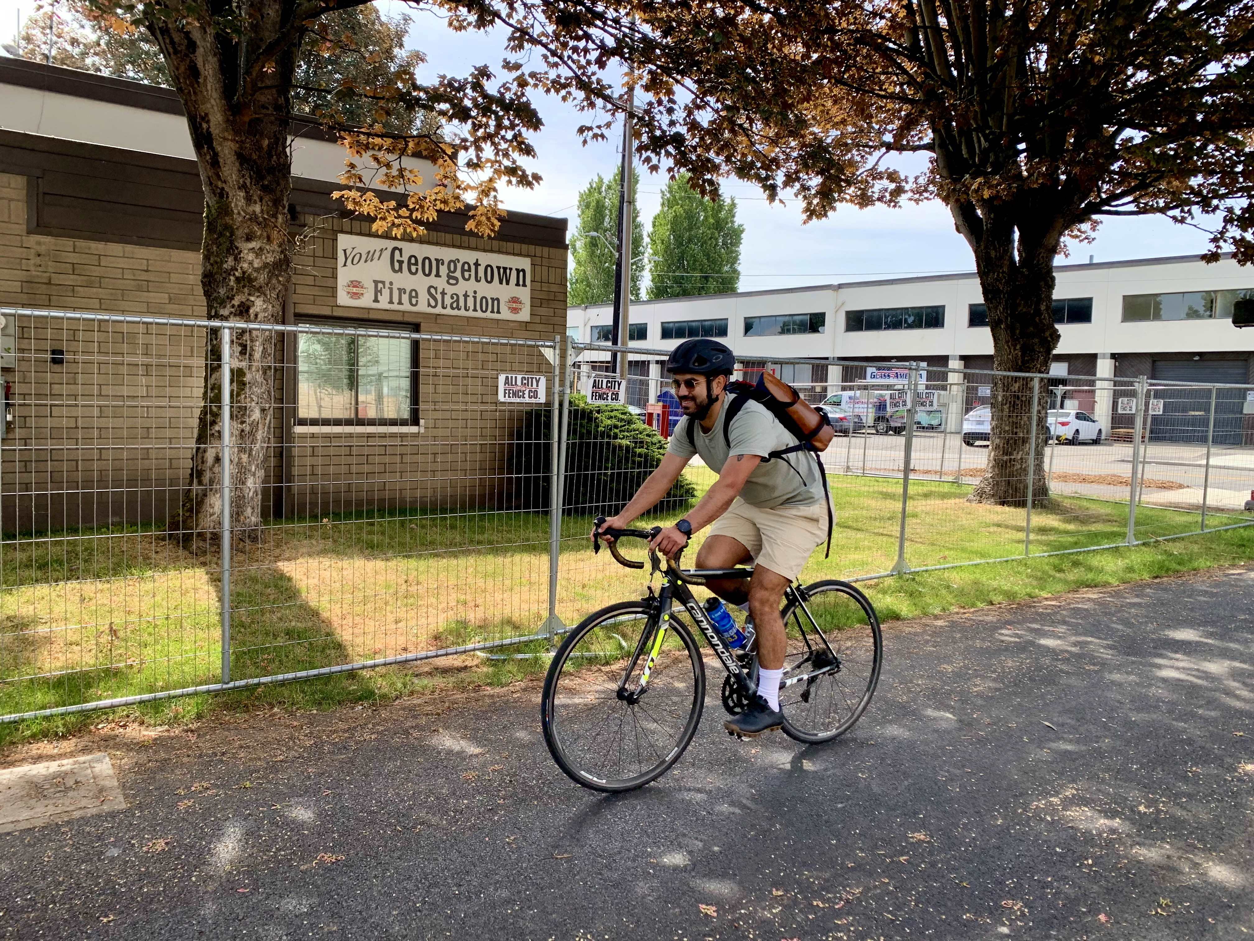 Tyler on the Georgetown to South Park route