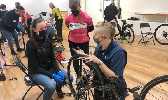 Brake System Maintenance students