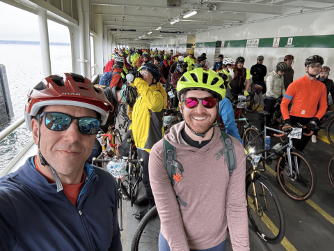 This is What a Member Looks Like: Doug on the Chilly Hilly ferry