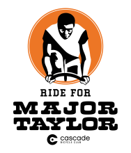 Logo of Marshall Taylor with orange circle in background.